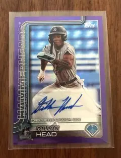 topps pro debut Dillon Head auto MLB