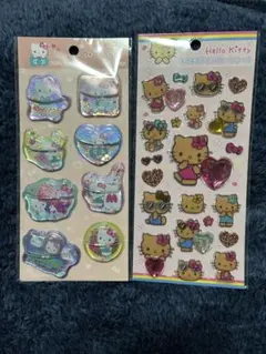 キティ　ウォーターシール キラキララインストーンシール　日焼けキティ　正規品