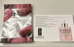 クリニークモイスチャーサージグロウリファインセラムサンプル　チークミニチャーム