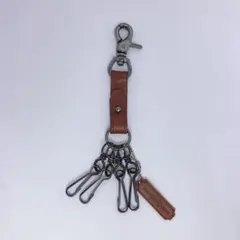 4784◯ PATRICK COX レザー キーホルダー ブラウンのサムネイル