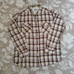 SPALDING チェック柄 長袖シャツ　Lサイズ