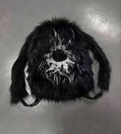 jayycerrcustoms ファー リュック backpack black - メルカリ