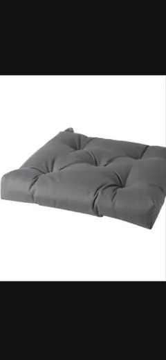 グレーの椅子用クッション・パッド