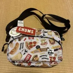 CHUMS 食べ物柄 ショルダーバッグ