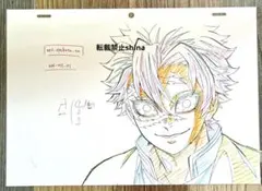 鬼滅の刃 柱稽古編 DVD 購入特典 複製原画 不死川実弥