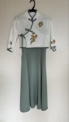 チャイナドレス風ワンピース　普段使いにも