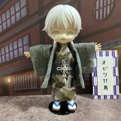 オビツ11サイズ(ねんどろいどサイズへ変更可能)】着物抹茶 羽織黒金