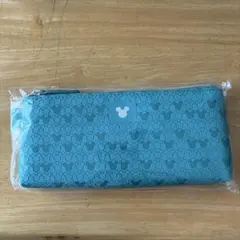 ジ*ー様 ミッキーマウス柄 レザー調ペンケース