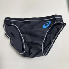 新品 asics アシックス スプラッシャーS 競泳水着 競パン Vパン 美品】asics 初期スプラッシャーS 超光沢 ブルー SSサイズ 競パン 美品