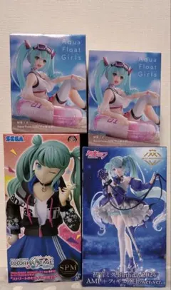 【4個セット】初音ミク フィギュア