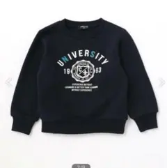 コムサイズム　裏起毛カレッジトレーナー　140