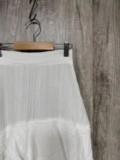 完成品 GRL アシンメトリーティアードスカート[ta021 ホワイト