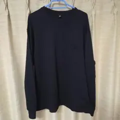 さ*し様 GU ヘビーウェイトクルーネックT(長袖) ブラック M