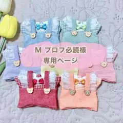 M プロフ必読様専用ページ