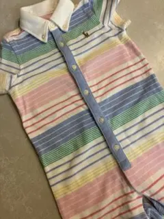 Ralph Lauren ストライプロンパース 3M