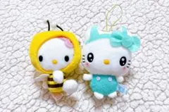 【平成レトロ】　サンリオ　ハローキティ　マスコット　2点