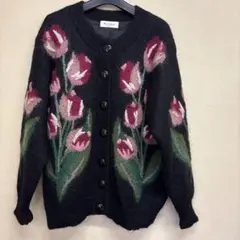 ヴィンテージ　レトロなカーディガン