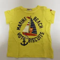 HOTP BISCUITS イエロー Tシャツ 80