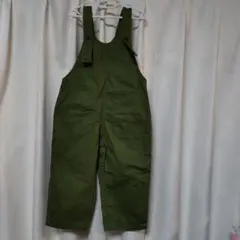 BREEZEキッズサロペット110カーキ