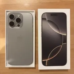 iPhone16 Pro 256GB SIMフリーナチュラルチタニウム