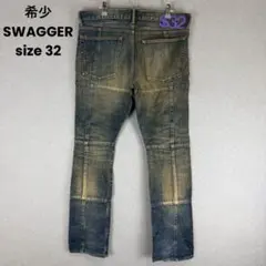 希少 SWAGGER 00s 再構築 パッチワーク デニム 汚し加工のサムネイル