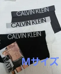 CALVIN KLEIN　 ボクサーパンツ 　Mサイズ　3枚セット黒、白、グレー