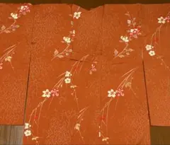 未着用品 着物 花柄 和柄生地 ハンドメイド リメイク 古布 アンティーク