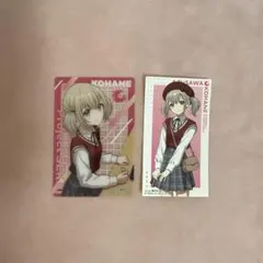 プロセカ スシロー 小豆沢こはね クリアカード　ステッカー