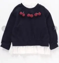 apres les coursさくらんぼトレーナー　80