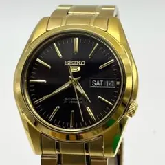 SEIKO 5 セイコーファイブ フルーテッド ヴィンテージ 黒文字盤 #851 