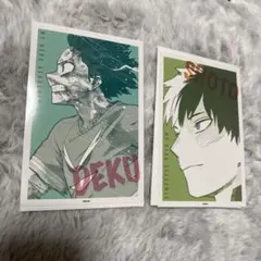 僕のヒーローアカデミア 原画展 ワンシーンカードコレクション 轟焦凍、緑谷出久