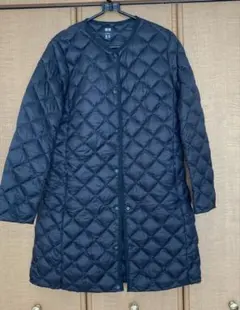 UNIQLO ウルトラライトダウン キルティングコート L ブラック