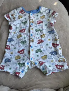 ベビー ロンパース 車柄 60-70cm 半袖