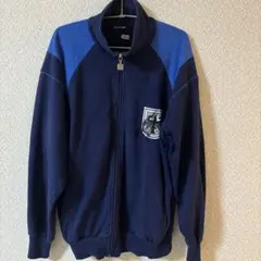 ネイビーと青のミリタリージャケット