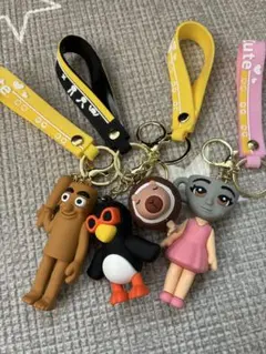トゥントゥンサフール、バレリーナカプチーナ、キーホルダー 4個セット