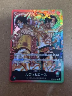 ワンピースカードゲーム ルフィ＆エース リーダーパラレル - メルカリ