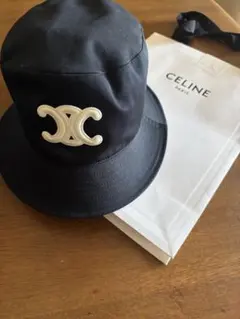 CELINE バケットハット ブラックのサムネイル