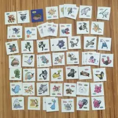 ポケモンデコキャラシール　58枚