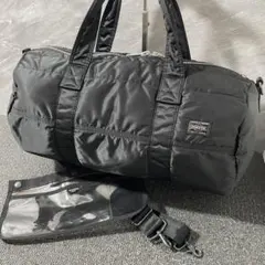 美品 廃盤 希少✨ ポーター タンカー 2WAY 黒ボストンバッグ 大容量