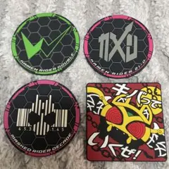 一番くじ 仮面ライダー コースター 4枚セット　ラバーコースター