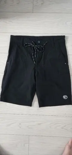 EVENRIVER作業着 ショートパンツ ブラック メンズのサムネイル