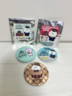 東京駅限定うさまる缶バッチコレクション2種セット　おまけ付