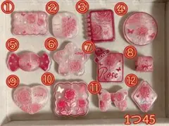 ぷっくりクリアハートビーズ ビーズボールペン カスタムボールペン 