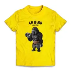 yabuchan様専用　レディースM　ゴリラダンベル筋トレ筋肉ジムTシャツ