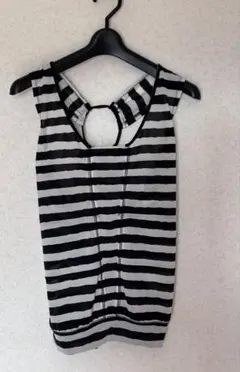 La pargay ストライプ ノースリーブ トップス