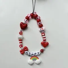 ビーズストラップ　ビーズキーホルダー　Laule'a__Beads