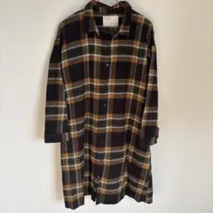 チェック柄シャツワンピースORGANIC LIFE