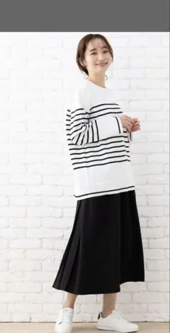 サブストリート　アシメプリーツスカート　大きいサイズ15号