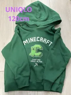 UNIQLO 120cm マインクラフト　スウェットパーカ　トレーナー　マイクラ