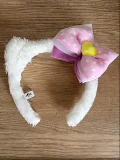 USJ 耳付きカチューシャ ピンクリボン